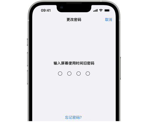 原阳iPhone屏幕维修分享iPhone屏幕使用时间密码忘记了怎么办 