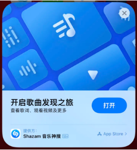 原阳苹果14维修站分享iPhone14音乐识别功能使用方法 