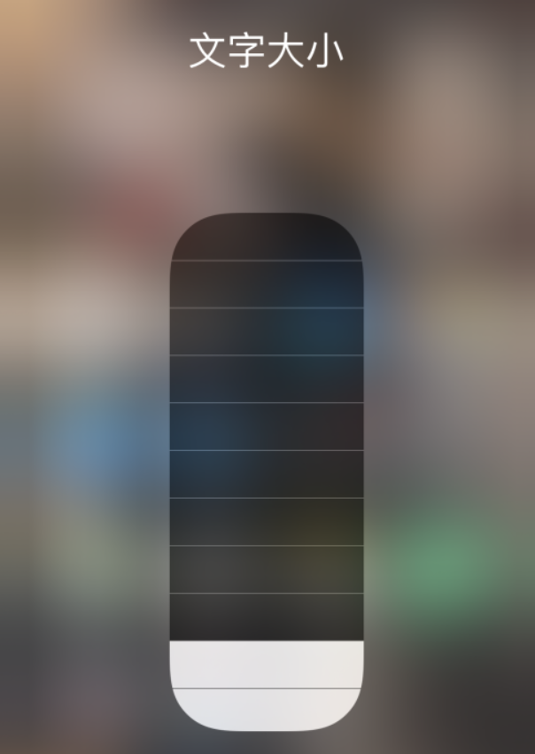 原阳苹果手机维修分享小技巧：在 iPhone 控制中心快速调节字体大小 